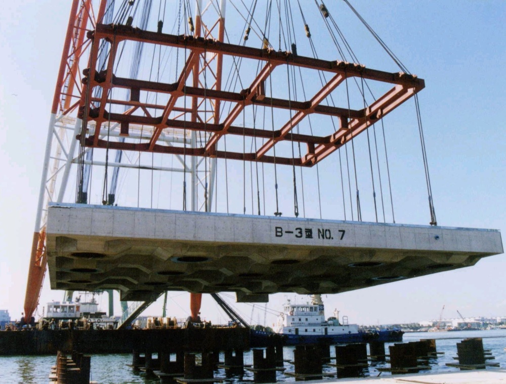 桟橋のプレキャスト施工技術